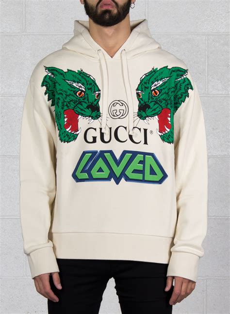 gucci felpa con tigre|Gucci Tiger felpa in cotone .